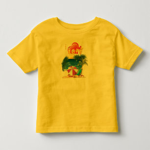 Camiseta Infantil Eu adoro a praia no verão