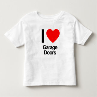 Camiseta Infantil eu adoro portas de garagem
