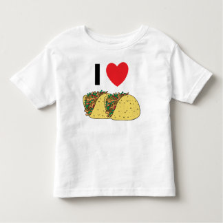 Camiseta Infantil Eu amo a criança do Tacos