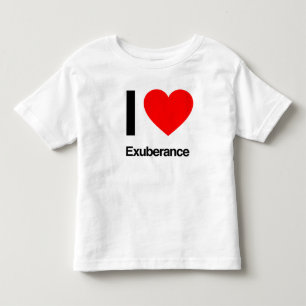 Camiseta Infantil eu amo a exuberância