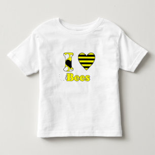Camiseta Infantil Eu amo abelhas