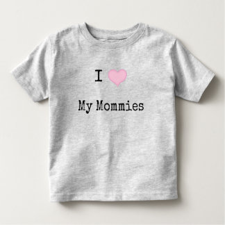 Camiseta Infantil Eu Amo As Minhas Mães