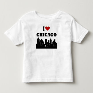Camiseta Infantil Eu amo Chicago