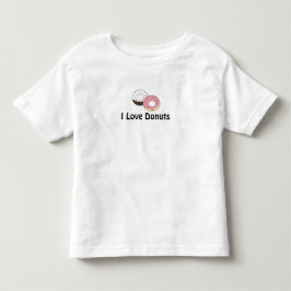 Camiseta Infantil Eu Amo Donuts