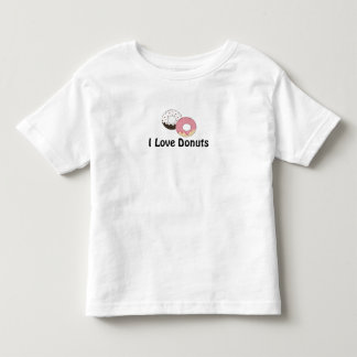 Camiseta Infantil Eu Amo Donuts