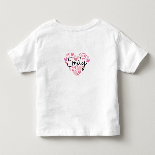 Camiseta Infantil Eu amo Emily (Verso)