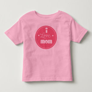 Camiseta Infantil Eu amo mamãe