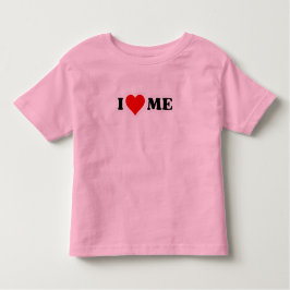 Camiseta Infantil Eu Amo-Me, Toddler Tee - Vibes Confiantes E Jovens