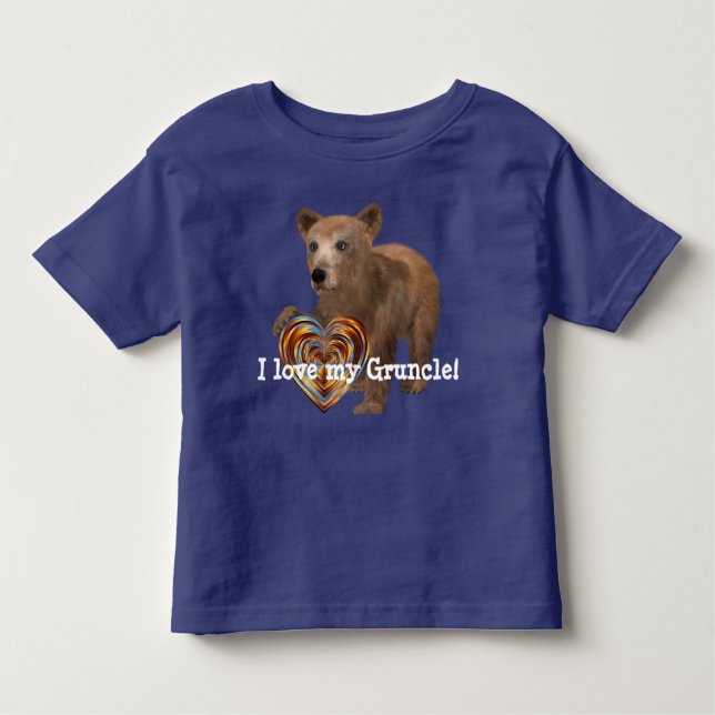 Camiseta Infantil "Eu amo meu Gruncle! " (Frente)