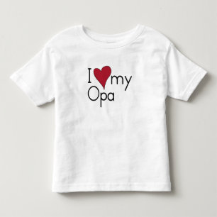 Camiseta Infantil Eu amo meu Opa