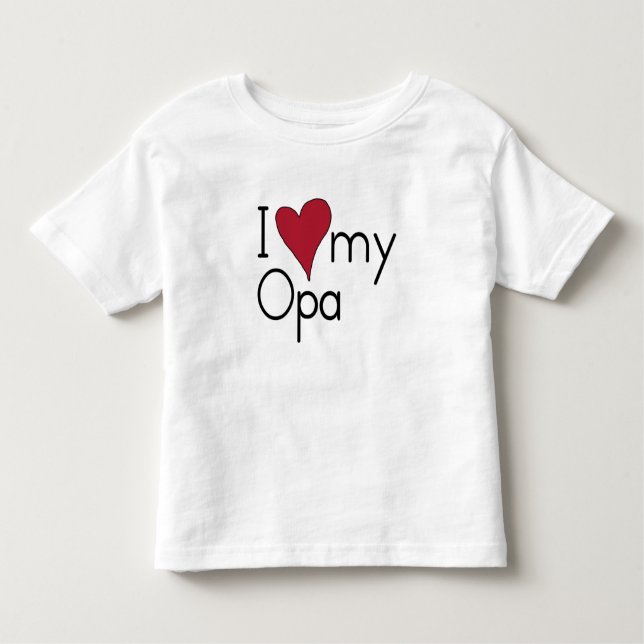 Camiseta Infantil Eu amo meu Opa (Frente)