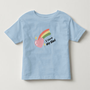 Camiseta Infantil Eu Amo Meu Pai
