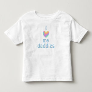 Camiseta Infantil Eu Amo Meus Papais
