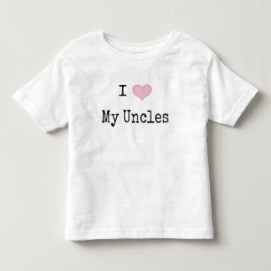 Camiseta Infantil Eu Amo Meus Tios