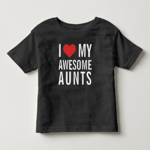 Camiseta Infantil Eu Amo Minha Tia Incrível