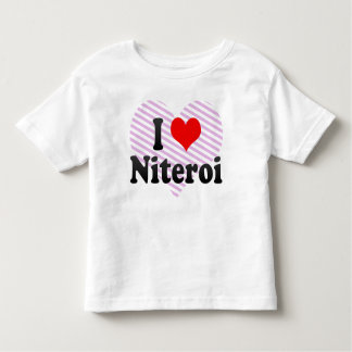 Camiseta Infantil Eu amo Niteroi, Brasil