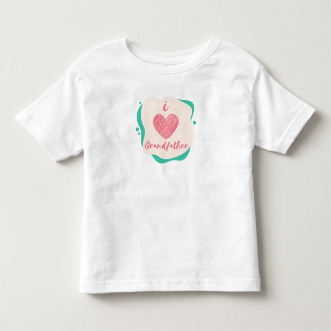 Camiseta Infantil eu amo o avô (Frente)