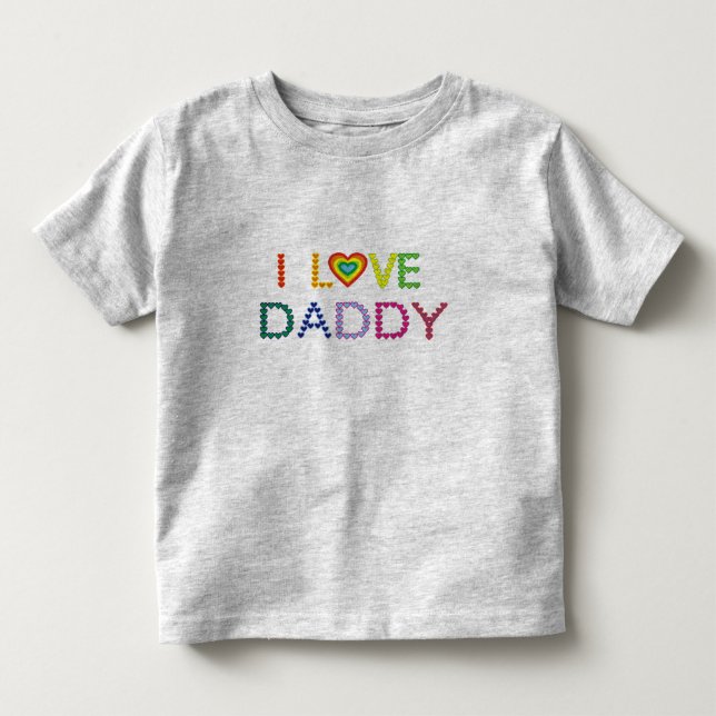 CAMISETA INFANTIL EU AMO O PAI (Frente)