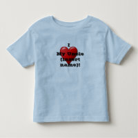 Eu Amo o T-Shirt Coração da Criança do Meu Tio (no