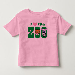 Camiseta Infantil Eu amo o ZOO
