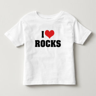 Camiseta Infantil Eu Amo Rochas - Geologia de Rochas Amante Geólogo