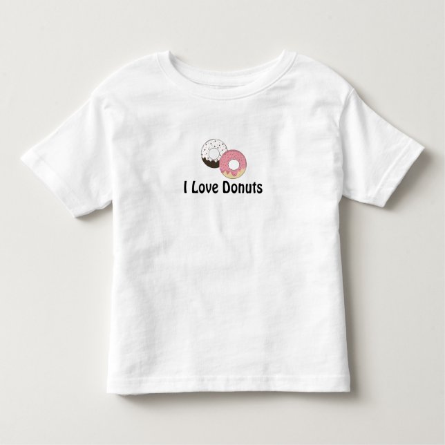 Camiseta Infantil Eu amo Rosquinhas (Frente)