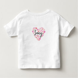 Camiseta Infantil Eu amo Zoey