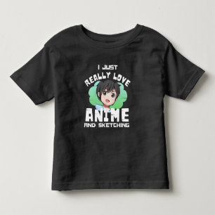 CAMISETA INFANTIL EU APENAS AMO ANIME E ESQUECIMENTO