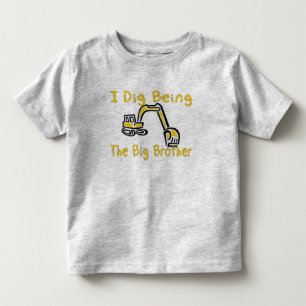 Camiseta Infantil eu cavo o irmão mais velho