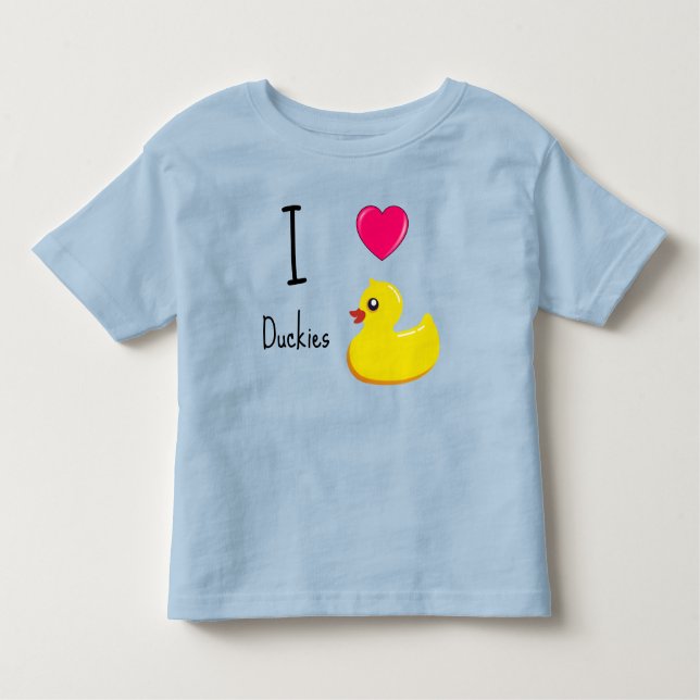 Camiseta Infantil Eu corações (Frente)