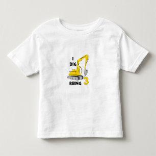 Camiseta Infantil Eu escavo ser 3