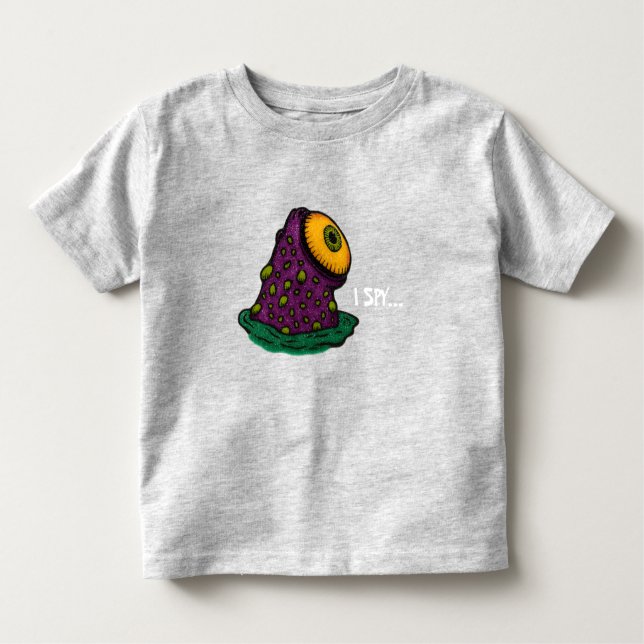 Camiseta Infantil Eu espio... (Frente)