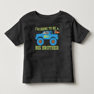Camiseta Infantil Eu estou indo ser um monster truck do big brother