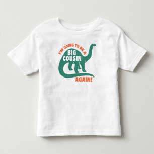 Camiseta Infantil Eu estou indo ser um primo grande outra vez