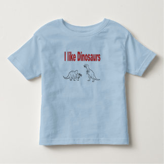 Camiseta Infantil Eu gosto do t-shirt dos miúdos dos dinossauros