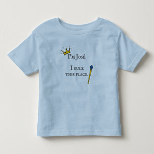 Camiseta Infantil Eu governo este lugar