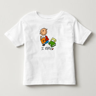 Camiseta Infantil Eu Leio