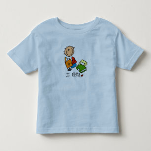 Camiseta Infantil Eu Leio