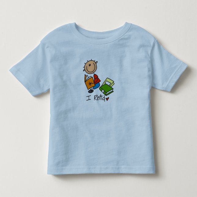 Camiseta Infantil Eu Leio (Frente)