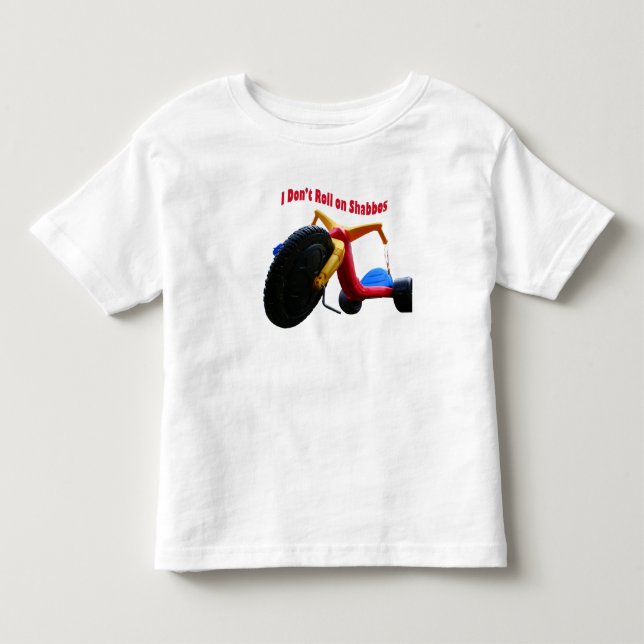 Camiseta Infantil Eu não rolo em Shabbos (Frente)