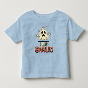 Camiseta Infantil Eu Odeio Fantasma De Alho Dia de as Bruxas engraça