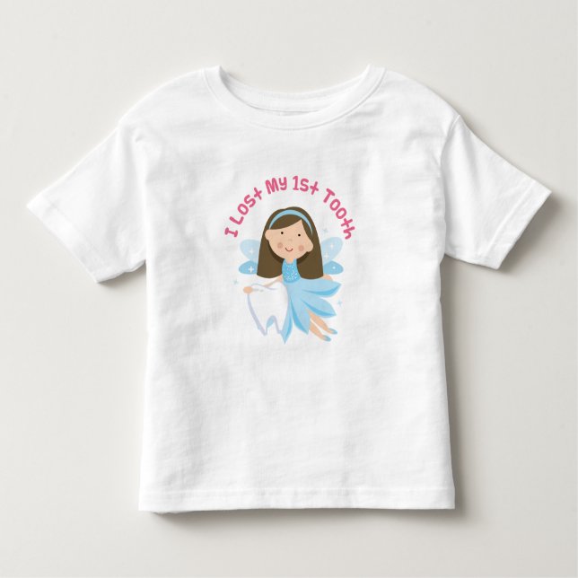 Camiseta Infantil Eu perdi meu primeiro dente (Frente)