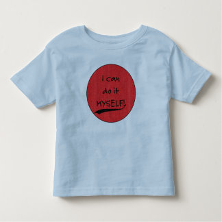 Camiseta Infantil Eu posso fazê-lo eu mesmo!