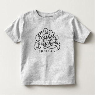 Camiseta Infantil Eu Preferencialmente assistindo o script FRIENDS™