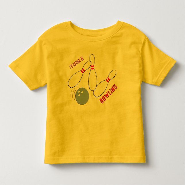 Camiseta Infantil Eu preferencialmente estaria rolando (Frente)