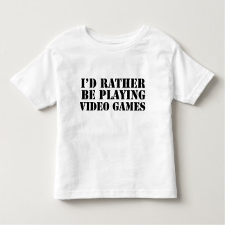 Camiseta Infantil Eu Preferencialmente Jogando Videos games