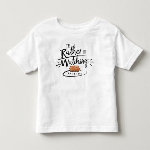 Camiseta Infantil Eu Preferiria Estar Assistindo FRIENDS™
