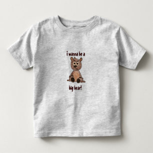 Camiseta Infantil Eu quero ser uma Big Bear