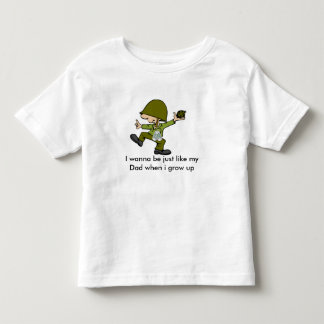 Camiseta Infantil Eu quiser ser apenas como meu pai quando i g…