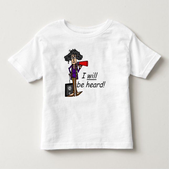 Camiseta Infantil Eu serei ouvido (Frente)